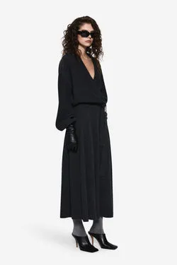 MERINO A-LINE SKIRT