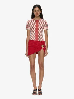 Beach Glass Bubble Mini Skirt