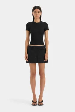 Sandrine Button Mini Skirt