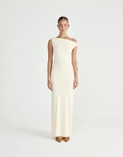 Keegan Maxi Dress (Cream)