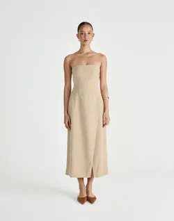 Shea Midi Dress (Honey)