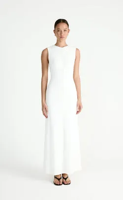 Cosmia Maxi Dress (Off White)