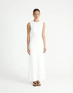 Cosmia Maxi Dress (Off White)