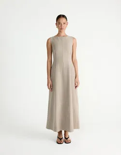 Flux Maxi Dress (Pebble)