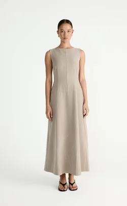 Flux Maxi Dress (Pebble)