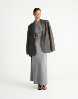 Laney Maxi Dress (Grey Marle)