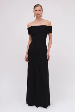 Christy Mesh Off Shoulder Dress