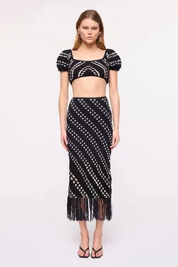 Lexi Crochet Midi Skirt