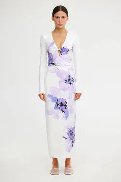 LENA LONG SLEEVE MAXI DRESS