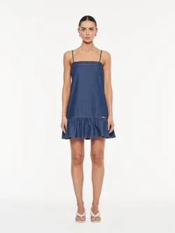 Alicia Chambray Denim Mini Dress