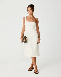 Sebel Midi Dress (Oat)