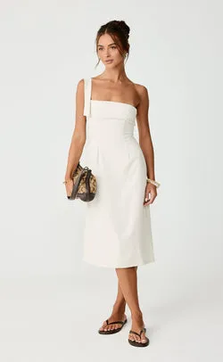 Sebel Midi Dress (Oat)