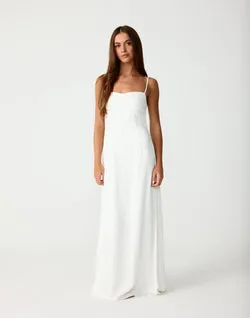 Selene Maxi Dress (White)