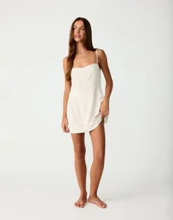Selene Mini Dress (Natural)