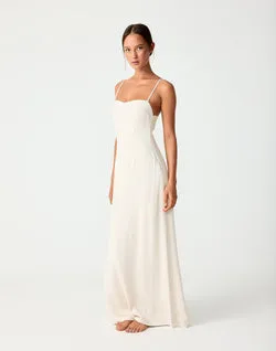 Selene Maxi Dress (Natural)