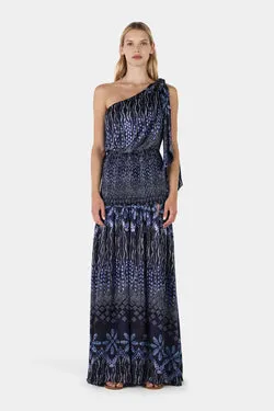 Silvia Maxi Dress Indigo Drift