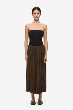 THE BREEZE GATHERED JERSEY SKIRT