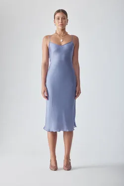 MASTANI SLIP DRESS - PERIWINKLE