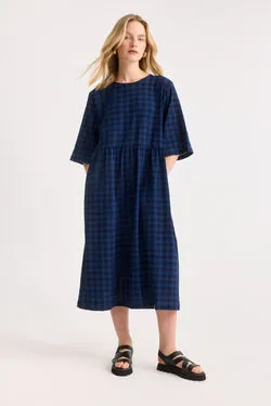 Maple Dress - Midnight Cotton