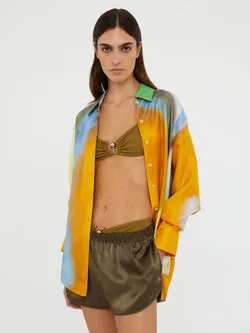 Aura Silk Slim Shirt