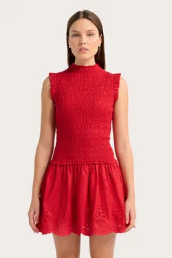 Raffaella Mini Dress - Poppy