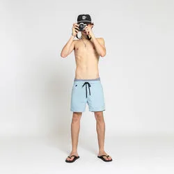 PALE CHAMBRAY SURF SCHOOL SHORT