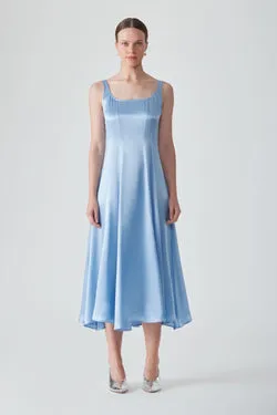 MIRA MIDI DRESS - RIVER