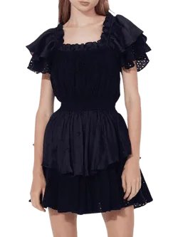 Size 10 | Aje Meadow Broderie Mini Dress