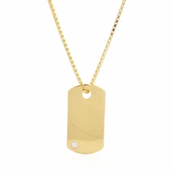 Gents Dog Tag Necklace