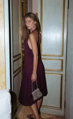 Aubrey Midi Dress (Plum)