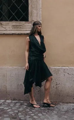 Sherilyn Midi Dress (Black)
