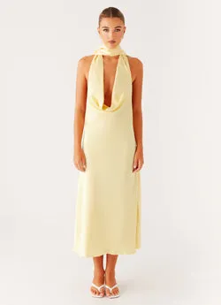 Sonny Midi Dress - Yellow