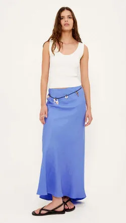 Jacaranda Tencel Linen Blend Maxi Skirt