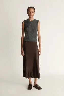 Stella Silk Satin Skirt