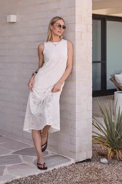 Valerie Dress - Cream Lace