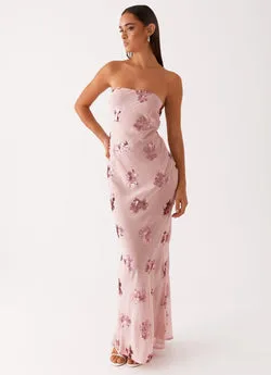Sweet Escape Sequin Maxi Dress - Baby Pink
