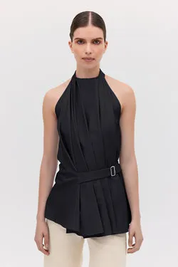 BLACK COTTON ISABELLA TOP