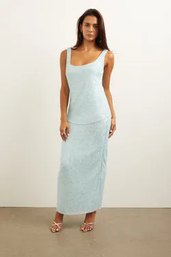 Taylor Sequin Cami - Mint