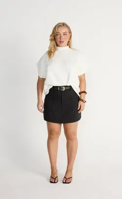 Sherin Mini Skirt (Black)