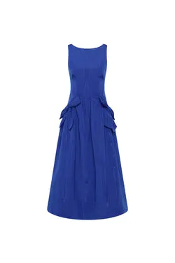 Teles Bow Midi Dress