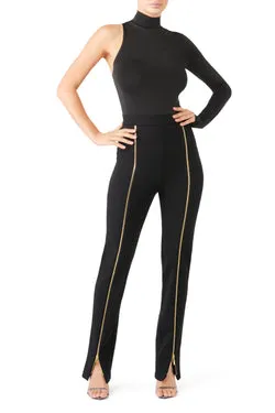 Lolita One Sleeve Top - Noir