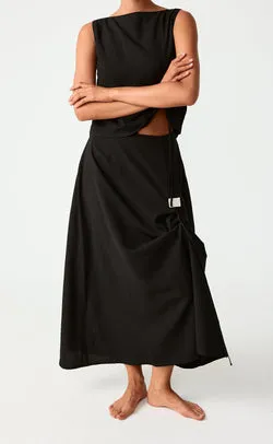 Troy Maxi Skirt (Black)
