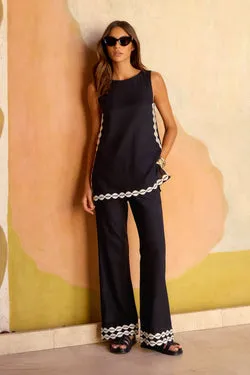 Tash Top In Onyx