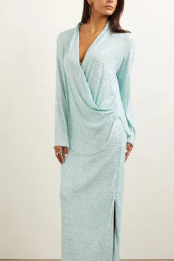 Taylor Sequin Blouse - Mint