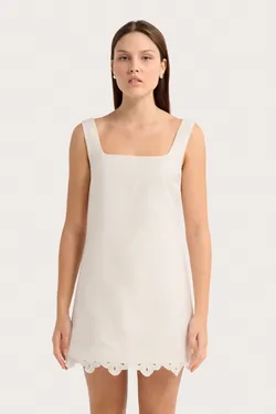 Teresa Mini Dress - Vanilla