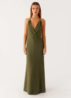 Thora Maxi Dress - Olive