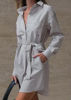 On The Move Shirt Dress