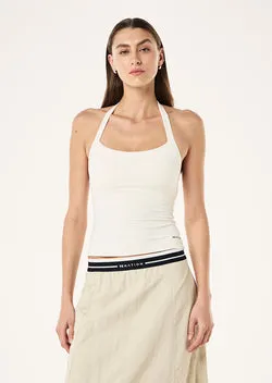 UNWIND HALTER TANK IN WHISPER WHITE