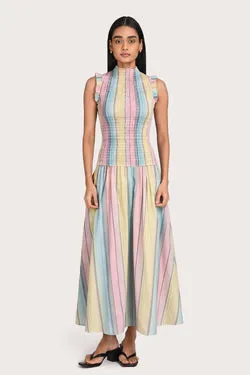 Gabrielle Dress - Gelato stripe