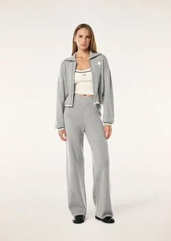 VERGE KNIT PANT IN GREY MARLE